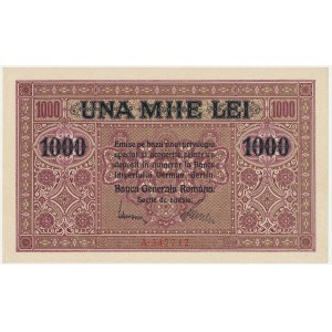Rumunsko, 1 000 lei (1917)