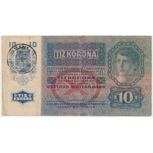 Rumunsko, 10 korun 1915