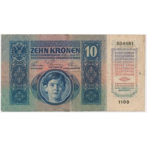 Rumänien, 10 Kronen 1915