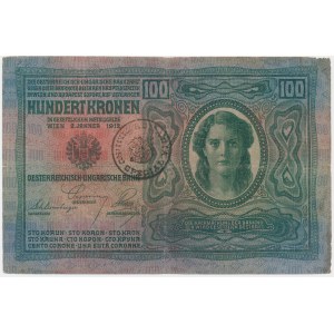 Rumänien, 100 Kronen 1912