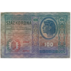 Rumunsko, 100 korun 1912