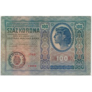 Romania, 100 Kronen 1912