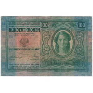 Romania, 100 Kronen 1912