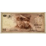 Lithuania, 10 Litu 1991 - ★ - RARE REPLACEMENT