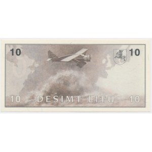 Lithuania, 10 Litu 1991 - AB -