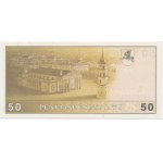 Litva, 50 litas 1991 - AA 0000017 - NÍZKÉ ČÍSLO