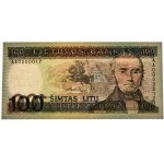Litva, 100 litas 1991 - AA 0000017 - NÍZKE ČÍSLO