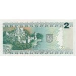 Lithuania, 2 Litai 1993 - DAA 0000017 - LOW SERIAL NUMBER