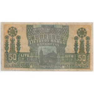 Litwa, 50 litu 1922 - RZADKOŚĆ