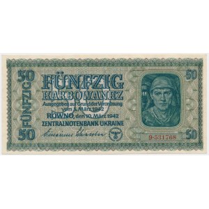 Ukraine, 50 Karbovanez 1942