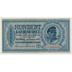 Ukraine, 100 Karbovanez 1942