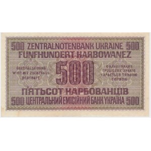 Ukrajina, 500 karbunkulov 1942