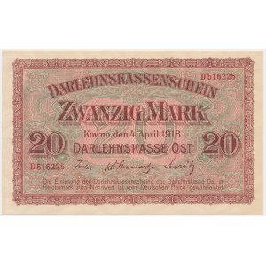 Kowno, 20 Mark 1918 - D -