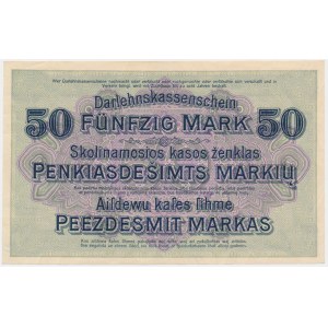 Kaunas, 50 Mark 1918 - A -