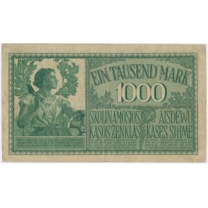 Kaunas, 1 000 marek 1918 - A - 6 čísel -
