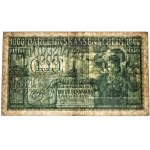 Kowno, 1.000 Mark 1918 - A - 6 digit serial -