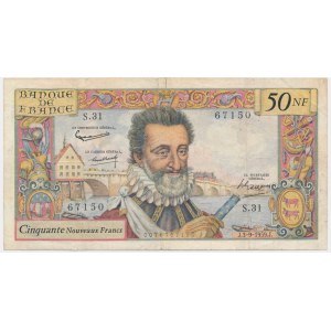Francja, 50 nowych franków 1959