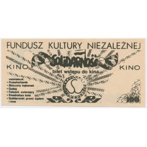 Solidarność, cegiełka 100 złotych na Fundusz Kultury Niezależnej - Wałęsa