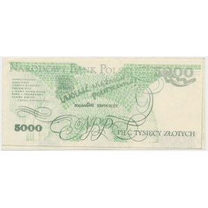 Solidarność, cegiełka 5.000 złotych 1980 - Bujak -