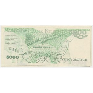 Solidarnosc, Ziegelstein 5.000 zl 1980 - Bujak -