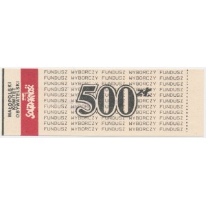 Solidarność, cegiełka 500 złotych - Małopolski K.O