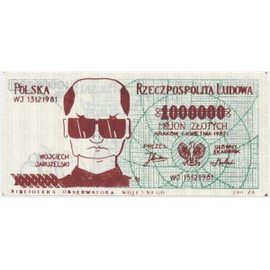 Solidarność, cegiełka 1 milion złotych 1987 - Jaruzelski -