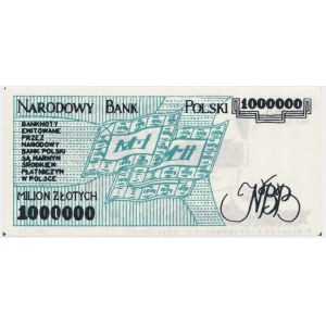 Solidarność, cegiełka 1 milion złotych 1987 - Jaruzelski -