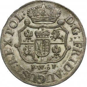 Augustus III of Poland, 1/12 Thaler Dresden 1737 FWôF