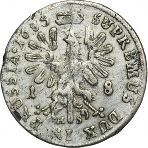 Nemecko, Brandenbursko-Prusko, Fridrich Viliam, Ort Königsberg 1685 HS