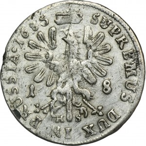 Německo, Braniborsko-Prusko, Fridrich Vilém, Ort Königsberg 1685 HS