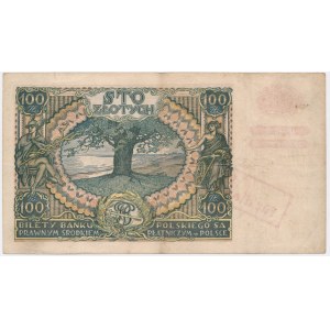 100 Gold 1934 - Ser. CC. - Falsche Besetzung Nachdruck -