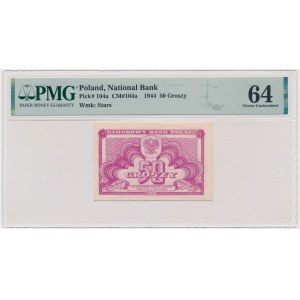 50 groszy 1944 - PMG 64