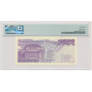 100,000 zloty 1993 - A - PMG 64 - first series