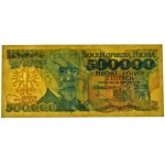 500,000 Gold 1990 - A - PMG 58 EPQ - prvá séria - RARE