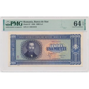 Romania, 1.000 Lei 1950 - PMG 64 EPQ