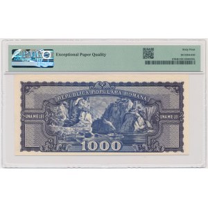 Rumunsko, 1 000 lei 1950 - PMG 64 EPQ