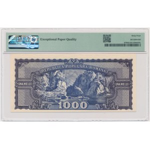 Rumänien, 1.000 Lei 1950 - PMG 64 EPQ