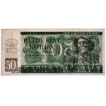 Czechoslovakia, 50 Korun 1950 - PMG 64 EPQ