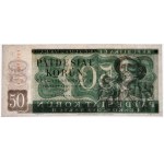 Československo, 50 korún 1950 - PMG 64 EPQ