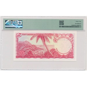 East Caribbean, 1 Dollar (1965) - PMG 64