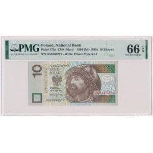 10 Gold 1994 - JG - PMG 66 EPQ