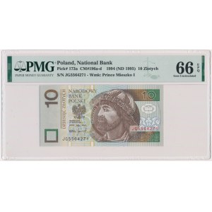 10 zlatých 1994 - JG - PMG 66 EPQ