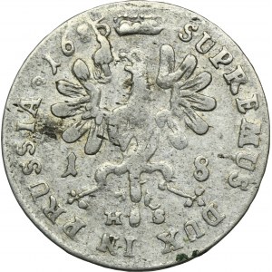 Německo, Braniborsko-Prusko, Fridrich Vilém, Ort Königsberg 1685 HS