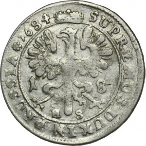 Nemecko, Brandenbursko-Prusko, Fridrich Viliam, Ort Königsberg 1684 HS