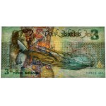 Cook Islands, 3 Dollars (1987) - PMG 64 EPQ