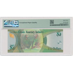 Kajmany, 5 dolarów (2010) - PMG 67 EPQ