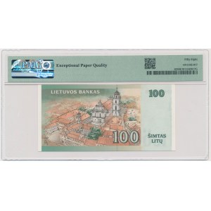 Lithuania, 100 Litu 2000 - PMG 58 EPQ