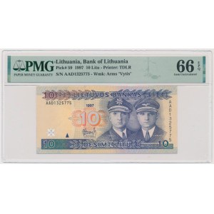 Lithuania, 10 Litu 1997 - PMG 66 EPQ