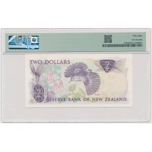 New Zealand, 2 Dollars (1985-89) - PMG 58
