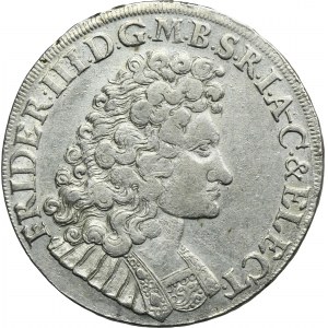Niemcy, Brandenburgia-Prusy, Fryderyk III, 2/3 Talara (gulden) Magdeburg 1689 IE